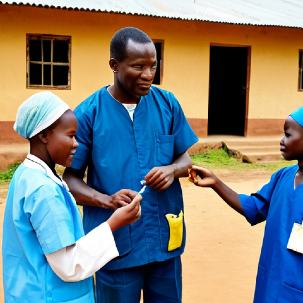 베냉에서 NGO 활동하기 - Medical Aid in Benin**
"A team of fully clothed medical professionals providing check-ups to childr...