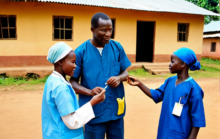 베냉에서 NGO 활동하기 - Medical Aid in Benin**

"A team of fully clothed medical professionals providing check-ups to childr...
